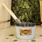 Ковш - черпак для бани и сауны, 1.2 л, 45 см, нержавеющая сталь, деревянная ручка, «Добропаровъ» - Фото 5