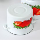 Набор эмалированных кастрюль «Клубника садовая», 2 предмета: 3.5 л, 5.5 л - Фото 3