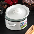 Кастрюля эмалированная «Йогурт», 2 л, рисунок и цвет ручки МИКС - Фото 2