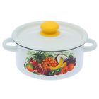 Кастрюля эмалированная «Йогурт», 2 л, рисунок и цвет ручки МИКС - Фото 12