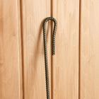 Кочерга металлическая золотистая, длина 66 см - Фото 2