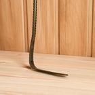 Кочерга металлическая золотистая, длина 66 см - Фото 3