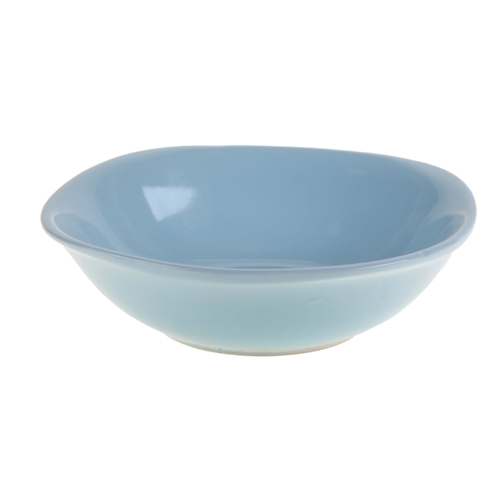 Тарелка суповая Доляна «Пастель», 18×18 см, цвет голубой - Фото 1