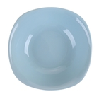 Тарелка суповая Доляна «Пастель», 18×18 см, цвет голубой - Фото 2