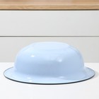 Таз для бани эмалированный, 7 л, 39×12 см, цвет голубой - Фото 3