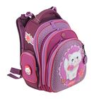 Рюкзак каркасный Hummingbird TK 37 х 32 х 18 см, мешок, для девочки, «Кошечка», фиолетовый/розовый - Фото 2