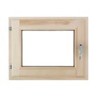Окно, 40×50см, однокамерный стеклопакет, из липы - Фото 1