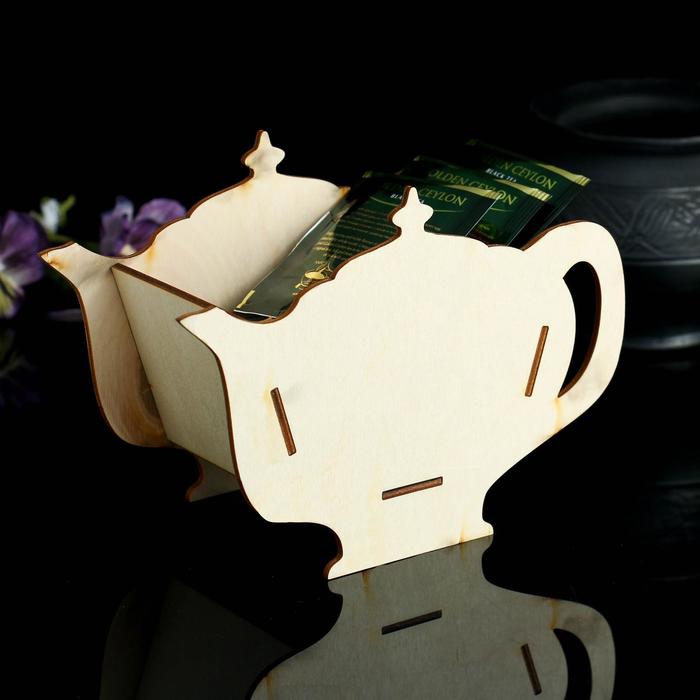 Чайный домик «Чайничек», заготовка для творчества, 18×13×9 см - Фото 1