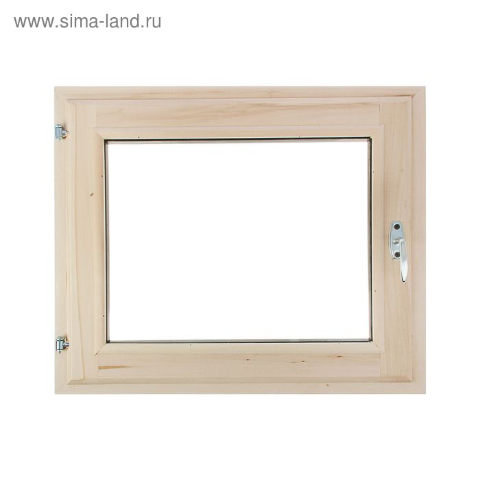 Окно, 50×60см, однокамерный стеклопакет, из липы - Фото 1