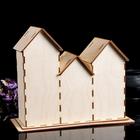 Чайный домик «Трио», 3 секции разной высоты, 31×13×25 см, заготовка для творчества - Фото 2