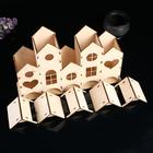 Чайный домик «Пятикомнатный», заготовка для росписи, декупажа, 43×29×10 - Фото 4