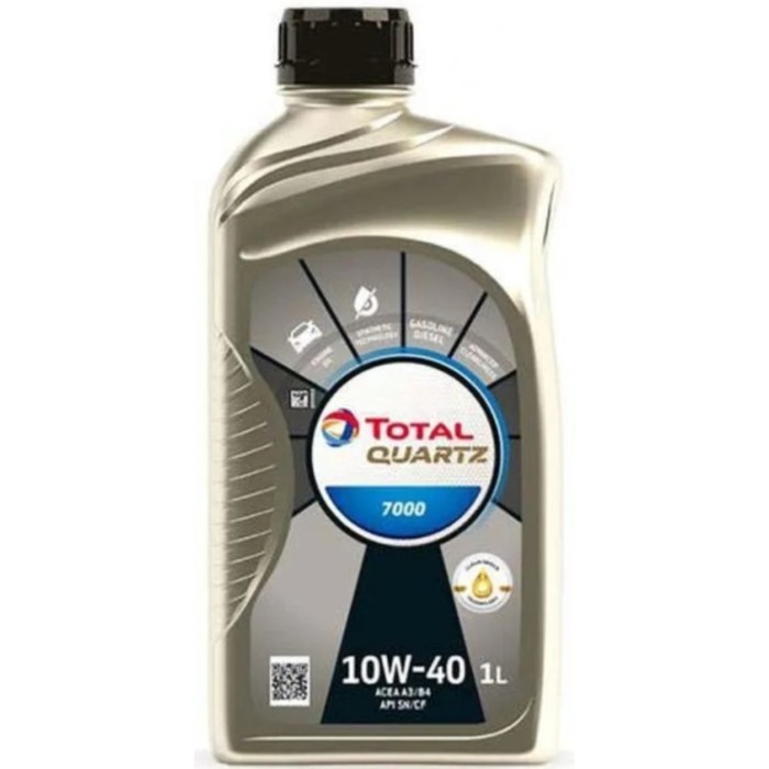 Масло моторное Total Quartz 7000 10W-40, 1 л - Фото 1