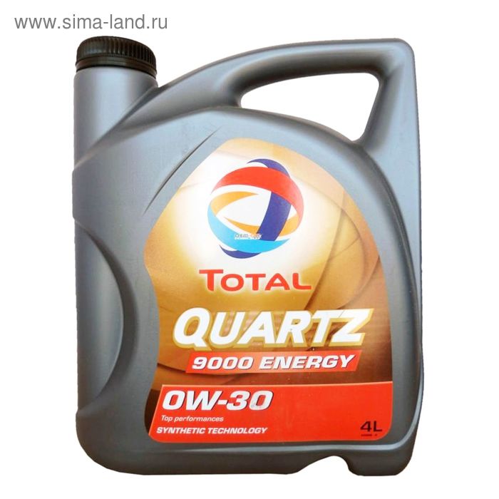 Масло моторное Total Quartz 9000 ENERGY 0W-30, 4 л - Фото 1