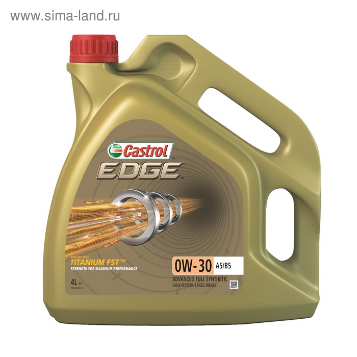 Масло моторное Castrol EDGE Titanium 0W-30 A5/B5, 1 л - Фото 1