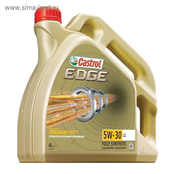 Масло моторное Castrol EDGE Titanium 5W-30 LL, 4 л - Фото 1