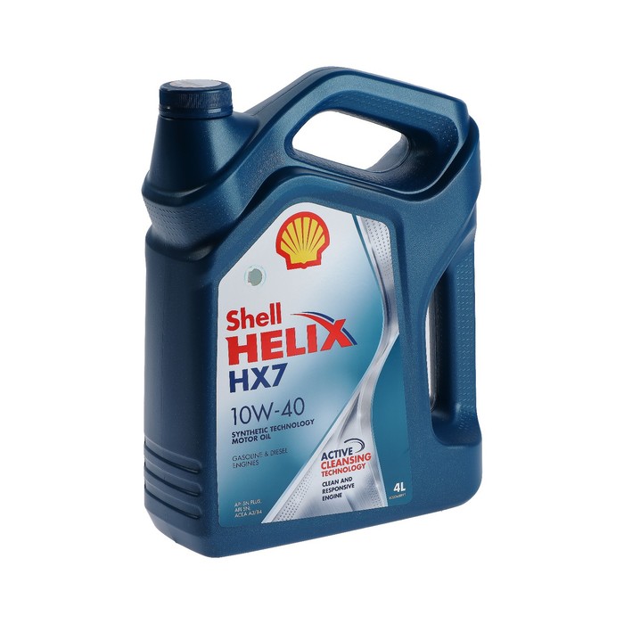 Масло моторное Shell Helix HX7 10W-40, п/с, 4 л 550040315 - фото 2044990