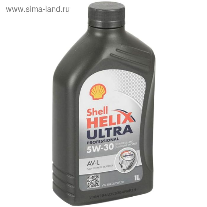 Масло моторное Shell Helix Ultra Professional AV-L 5W-30, 1 л - Фото 1