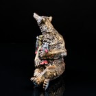 Статуэтка "Медведь с корзиной", цветная, гипс, 11х 26х23 см - Фото 2