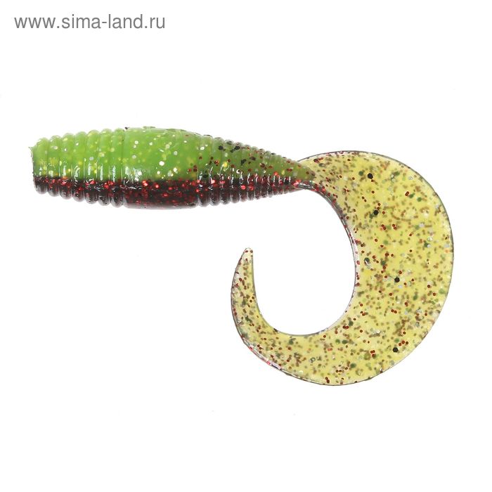 Твистер Lucky John Pro S J.I.B. Tail, 5.1 см, 140122-T44, 10 шт. - Фото 1