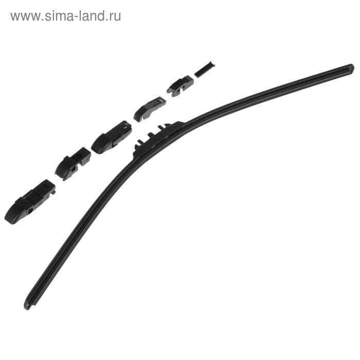 Щетка стеклоочистителя HEYNER Super Flat Premium, 28"/700 мм, бескаркасная, с переходниками - Фото 1