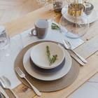 Десертная тарелка Доляна «Пастель», d=19 см, керамика, бежевая - Фото 8