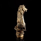 Статуэтка "Сидящий лев", бронзовый цвет, гипс, 15х24х42 см - Фото 3