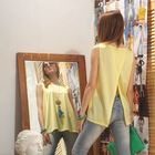 Блуза, размер 42, рост 164 см, цвет жёлтый (арт. 4739) - Фото 5