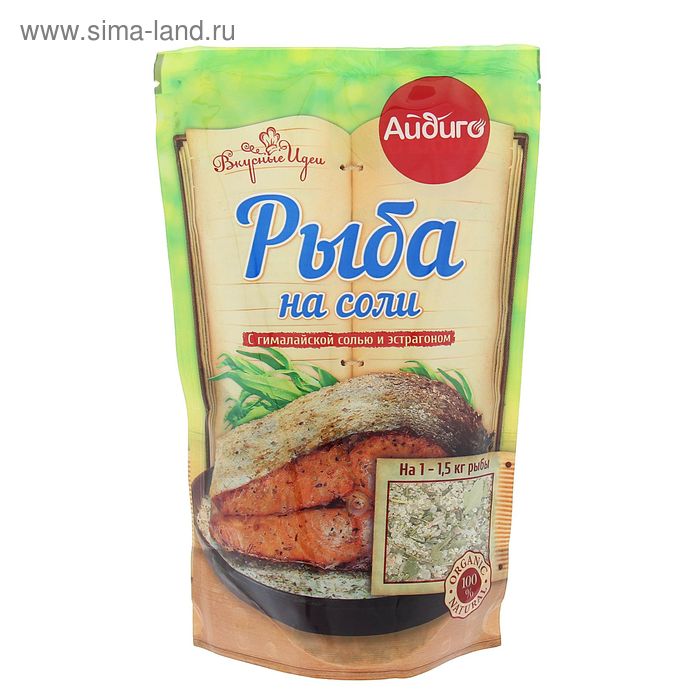 Смесь для приготовления Рыба на соли "дой-пак" 350 гр. Айдиго - Фото 1