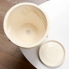 Набор горшков 3шт. "Уют" бежевый: 10л, 3,2л, 1л - фото 26303666