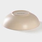 Тарелка глубокая Доляна «Пастель», 700 мл, d=18 см, керамика, крем-брюле - Фото 3