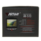 Видеорегистратор Artway AV-513, 2,3" TFT, обзор 140°, 1920 х 1080 Full HD - Фото 10