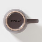 Кружка Доляна «Пастель», 360 мл, керамика, коричневый - Фото 4