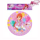 Тарелка бумажная "С днем рождения", феи ВИНКС, Блум, ( набор 6 шт) d=18 см - Фото 1