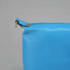 Сумка женская, отдел на молнии, длинный ремень, цвет голубой - Фото 4