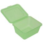 Набор контейнеров пищевых Deco, 2 шт: 650 мл; 1,2 л, цвет зеленый - Фото 2
