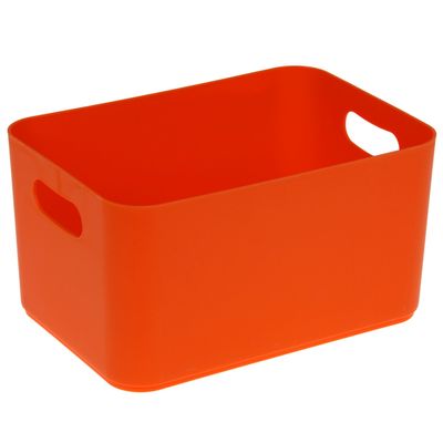 Корзина для хранения BEROSSI Joy, 2,3 л, 23×16×12 см, цвет оранжевый
