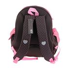 Рюкзак школьный эргономичная спинка Jack&Lin 42*29*16 см, для девочки, розовый/черный - Фото 3