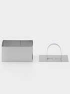 Форма для выкладки Доляна «Квадрат», 8×8×4 см, с прессом, толщина 3 мм, нержавеющая сталь - Фото 7