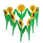 Ограждение декоративное, 32.5×225 см, 5 секций, пластик, жёлтый цветок «Подсолнух» - Фото 9