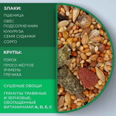 Корм «Верные друзья» для мелких грызунов, 500 г