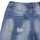 Брюки джинсовые мужские, цвет светлый индиго, размер 48 (M), рост 176 см (арт. 619037711) - Фото 5