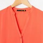 Блузка женская, цвет коралловый, размер 42 (XS), рост 170 см (арт. 1611181325) - Фото 3