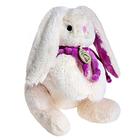 Мягкая игрушка «Кролик», цвет белый/фиолетовый, 30 см - Фото 1
