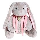 Мягкая игрушка «Кролик», цвет серый/розовый - Фото 1