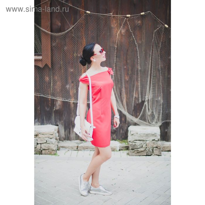 Платье женское, цвет красный, размер 42 (XS), рост 170 см (арт. 1611309552) - Фото 1