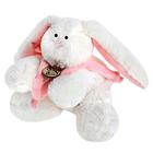 Мягкая игрушка «Кролик», цвет белый/розовый, 15 см - Фото 1