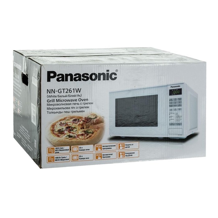 Микроволновая печь Panasonic NN-GT261WZPE, 20 л, 800 Вт, белый - фото 51330941