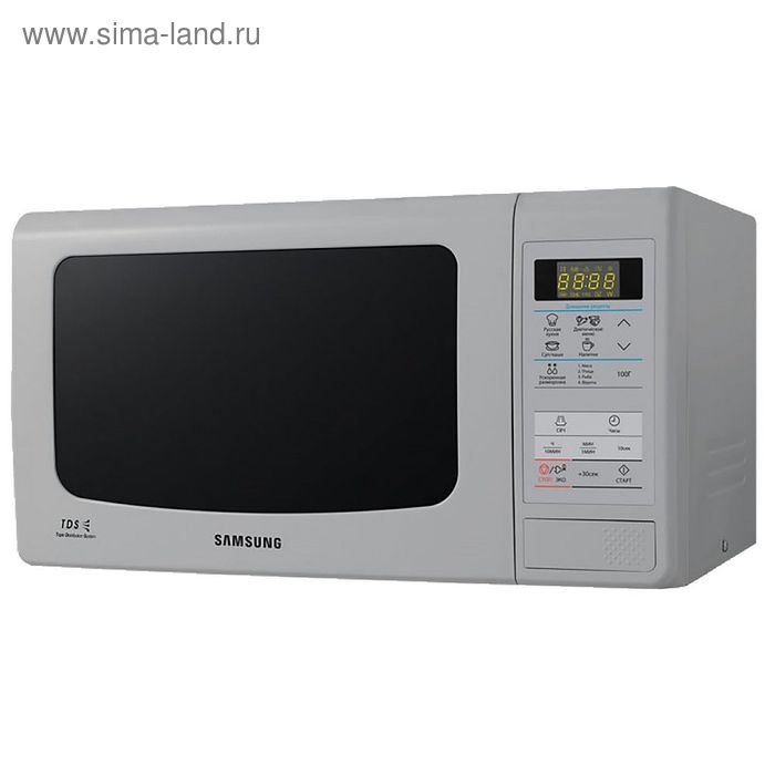 Микроволновая печь Samsung ME83KRS-3, 23 л, 800 Вт, серый - Фото 1