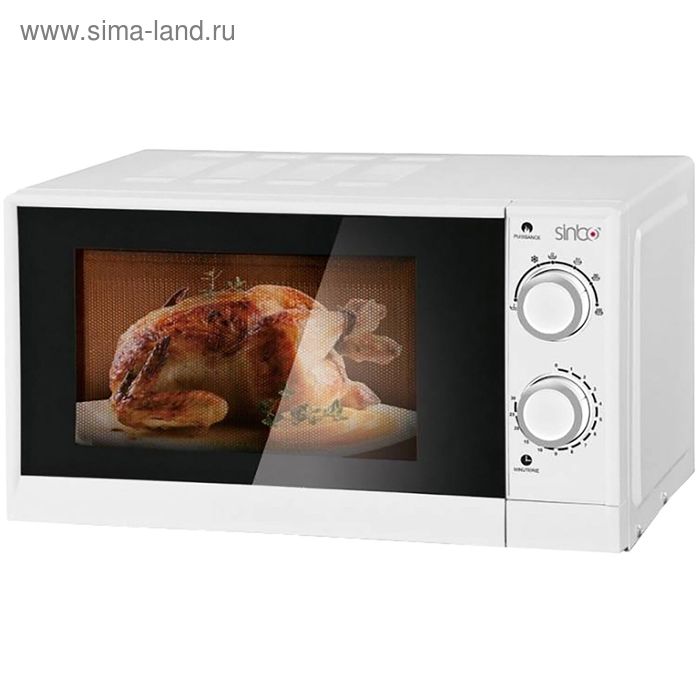 Микроволновая печь Sinbo SMO 3651, 20 л, 700 Вт, белый - Фото 1