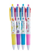 Ручка шариковая многоцветная Calligrata, автоматическая, 4 цвета, с рисунком, МИКС - Фото 1